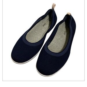 Clarks CloudSteppers Navy Blue Slip on size 8.5 Womens